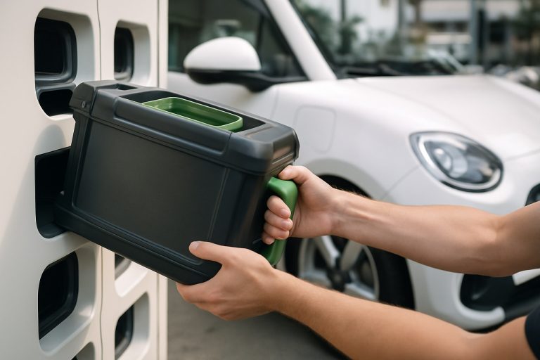 Vervangbare EV-batterijen staan op het punt de auto-industrie te verstoren met een explosieve groei van 24% per jaar