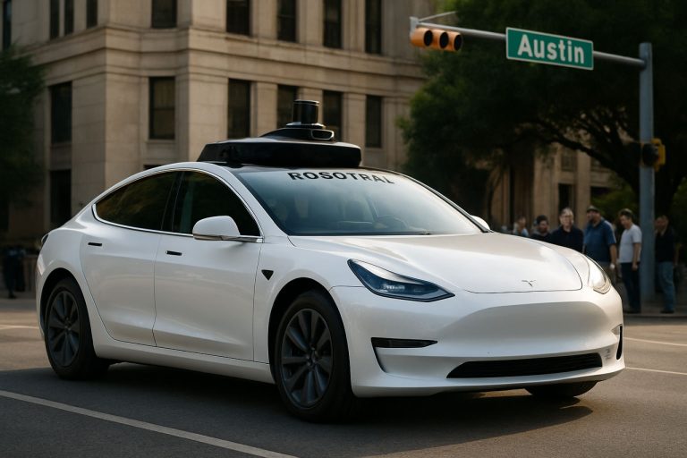 Lançamento Secreto do Robotaxi da Tesla em Austin Gera Controvérsia sobre Registros Públicos e Choque na Indústria